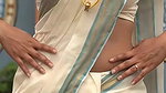 Trisha adjusting saree wantedly to reveal and tempt 264