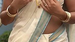 Trisha adjusting saree wantedly to reveal and tempt 264