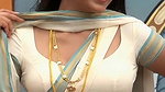 Trisha adjusting saree wantedly to reveal and tempt 265