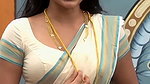 Trisha adjusting saree wantedly to reveal and tempt 266