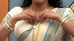 Trisha adjusting saree wantedly to reveal and tempt 273