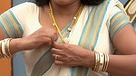Trisha adjusting saree wantedly to reveal and tempt 273