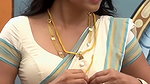 Trisha adjusting saree wantedly to reveal and tempt 274