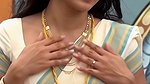Trisha adjusting saree wantedly to reveal and tempt 280