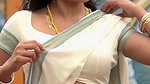 Trisha adjusting saree wantedly to reveal and tempt 282