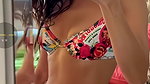 BOLD AND SLUTTY POOJA HEGDE SEDUCTION IN BRA AND SEXY SHORTS WILD HQ VIDEOS 22
