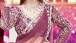 swetha chengappa sexy navel in pink saree 22