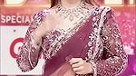 swetha chengappa sexy navel in pink saree 22