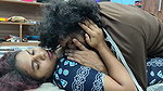 Ass press kiss, neck kiss, pussy rub and kiss in nighty
