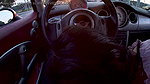 Threesome cock sucking and pussy licking in the car