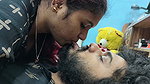 Girl kissing boy and seduce boy with hot romance