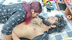 Girl kissing boy and seduce boy with hot romance