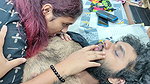 Girl kissing boy and seduce boy with hot romance