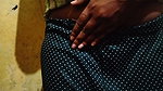 Horny girl fingerings in kitchen