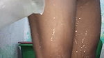 Huge boobs desi aunty bathing