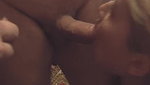 Blonde gir having fun with 2 guys