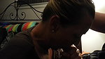 Amateur Cuckolding MILF Sucking Husband And His Best Friend