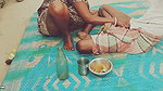 Desi bhabhi ke sath Daru Piya aur gaon ki chudai ki