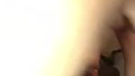Blonde rammed in an interracial threesome after oral foreplay