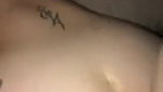 Blonde rammed in an interracial threesome after oral foreplay
