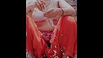Hot Country Girl Taking Bath Caressing Her Soft Body and Her Hot