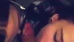 Cock hungry sluts drop on their knees to suck a large dick in POV