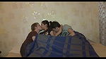Group of college teens having group sex