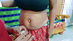 Neighbour Aunty’s Hot Navel Suck with Honey by Desi Boy