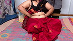 Sexy Bengali Woman Wearing Saree Calls Her Boyfriend Saying Come Quickly, No One Is at My House