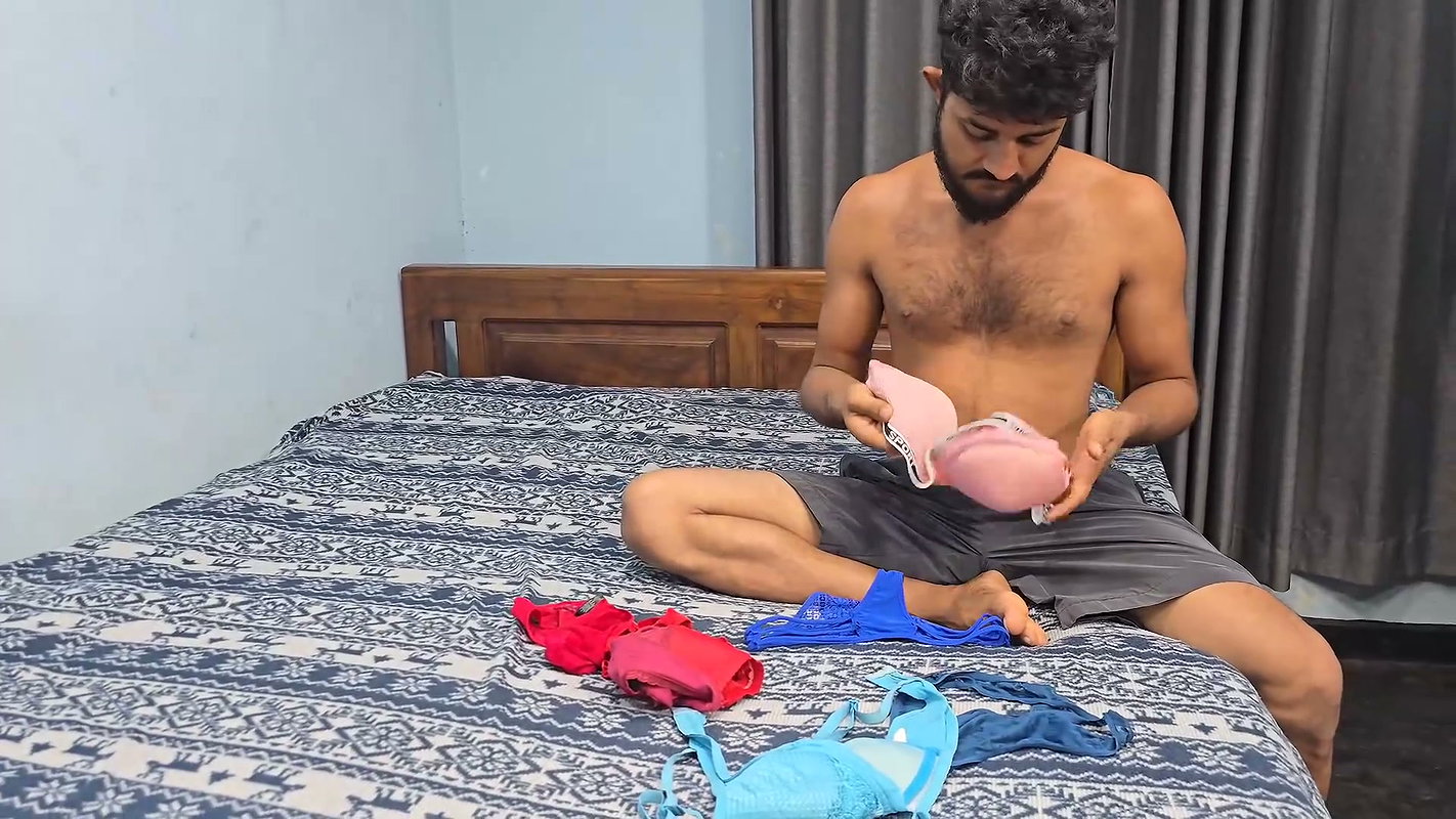 My stepbrother fucks me after sniffing my panties