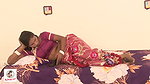 An Unknown enjoyed by Micromax uncle – Saree, Navel kissed, Bra removed, Smooch
