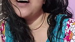 busty desi lady huge tits and cleavage in blue costume 22