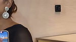 esther anil sexy navel in black saree2