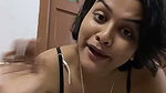 exibisionist desi lady hot in black bra and panty2