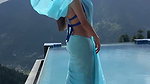 KATE SHARMA IRRESISTIBLE SEXY BABE FLAUNTING HER FIGURE IN BRA BLOUSE SAREE 1