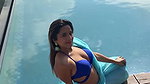 KATE SHARMA IRRESISTIBLE SEXY BABE FLAUNTING HER FIGURE IN BRA BLOUSE SAREE 2