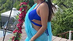 KATE SHARMA IRRESISTIBLE SEXY BABE FLAUNTING HER FIGURE IN BRA BLOUSE SAREE 3