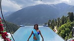 KATE SHARMA IRRESISTIBLE SEXY BABE FLAUNTING HER FIGURE IN BRA BLOUSE SAREE 3