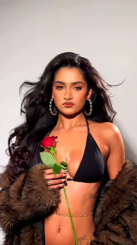 NAELA PAUL SEDUCTIVE SHOOT IN LINGERIE WILD2