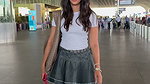 POOJA BEAUTY SEXY IN MINI SKIRT DRESS 2