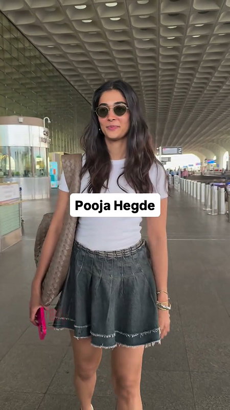 POOJA BEAUTY SEXY IN MINI SKIRT DRESS 2