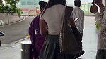 POOJA BEAUTY SEXY IN MINI SKIRT DRESS 2