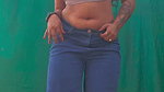 sexy desi babe huge jiggling tits and navel2