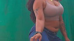 sexy desi babe huge jiggling tits and navel2