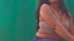 sexy desi babe huge jiggling tits and navel2
