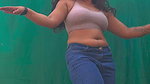 sexy desi babe huge jiggling tits and navel2