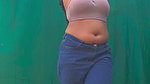 sexy desi babe huge jiggling tits and navel2