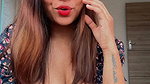 sexy desi girl cleavage in blue dress2