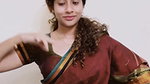 sexy hot dancer girl open deep navel in grey saree2
