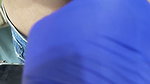 sexy nerd girl hot navel piercing in yellow top 2 2